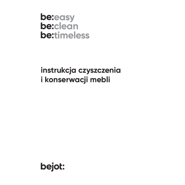 instrukcja czyszczenia i konserwacji